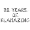 thumbnail image 1 of Letter Balloons - 30 YEARS OF FLAMAZING 16" Inch Alphabet Letters Foil Mylar Balloon 30th Birthday Party Banner (Silver), 1 of 5