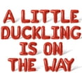 thumbnail image 1 of Letter Balloons - A LITTLE DUCKLING IS ON THE WAY 16" Inch Alphabet Letters Foil Mylar Balloon Baby Shower Party Banner (Red), 1 of 5