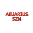 thumbnail image 1 of Letter Balloons - AQUARIUS SZN 16" Inch Alphabet Letters Foil Mylar Balloon Birthday Party Banner (Red), 1 of 5