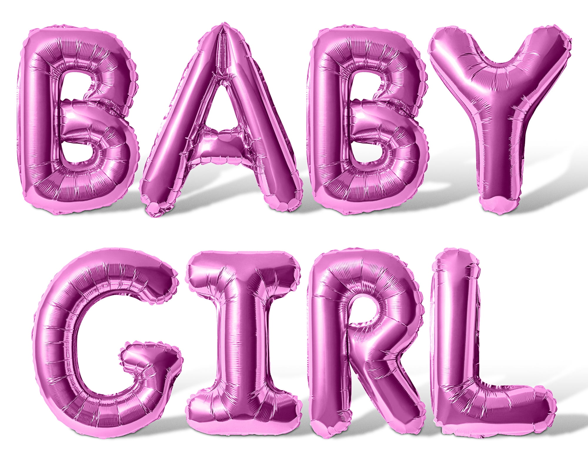 Letter Balloons BABY GIRL 16 Inch Alphabet Letters Foil Mylar letter-balloons-baby-girl-16-inch-alphabet-letters-foil-mylar