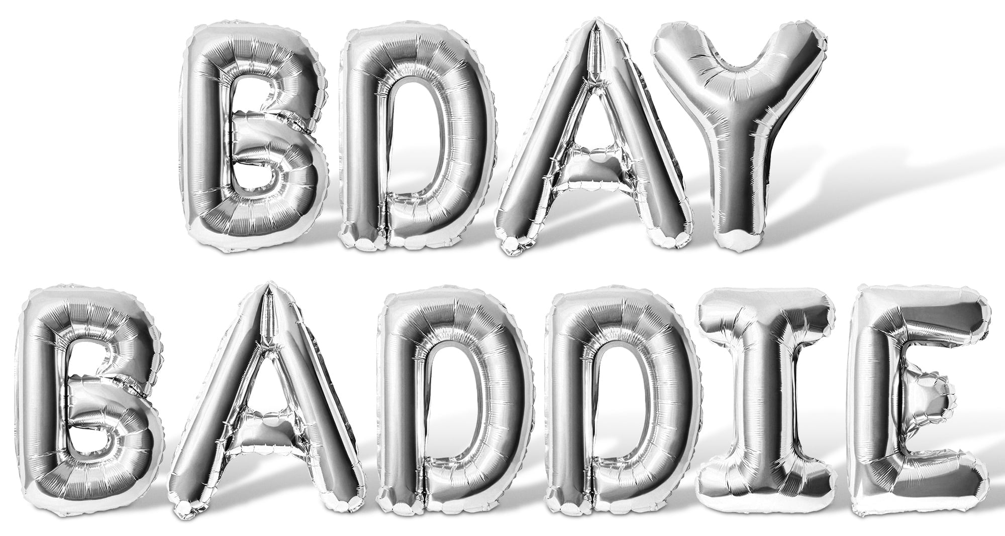 Letter Balloons - BDAY BADDIE 16