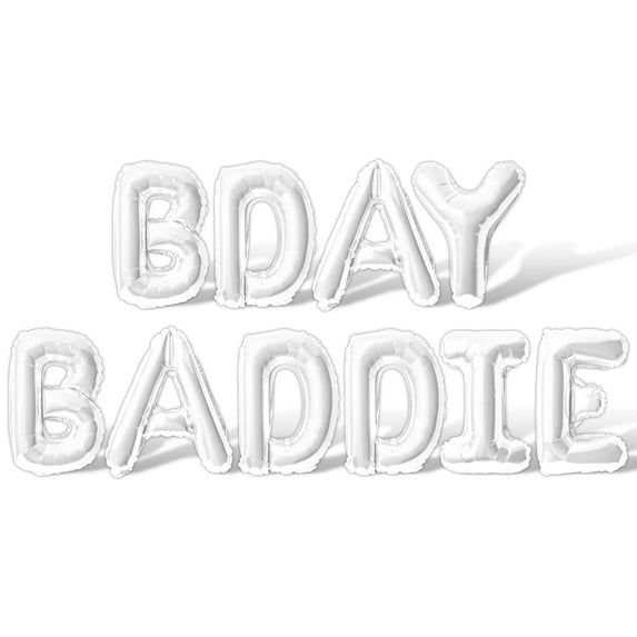 Letter Balloons - BDAY BADDIE 16