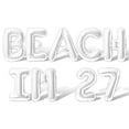 thumbnail image 1 of Letter Balloons - BEACH IM 27 16" Inch Alphabet Letters Foil Mylar Balloon 27th Birthday Party Banner (White), 1 of 5