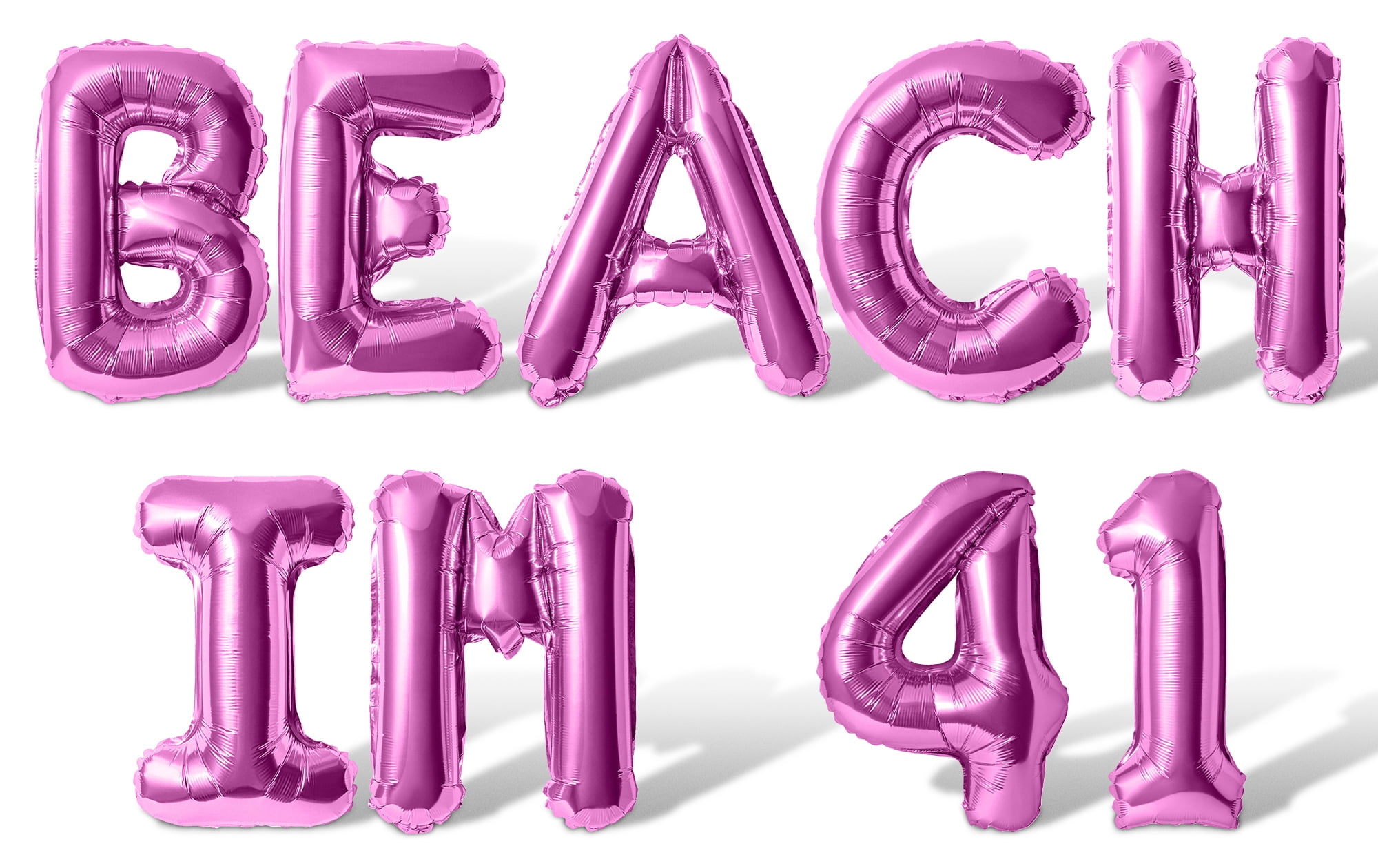 Letter Balloons - BEACH IM 41 16