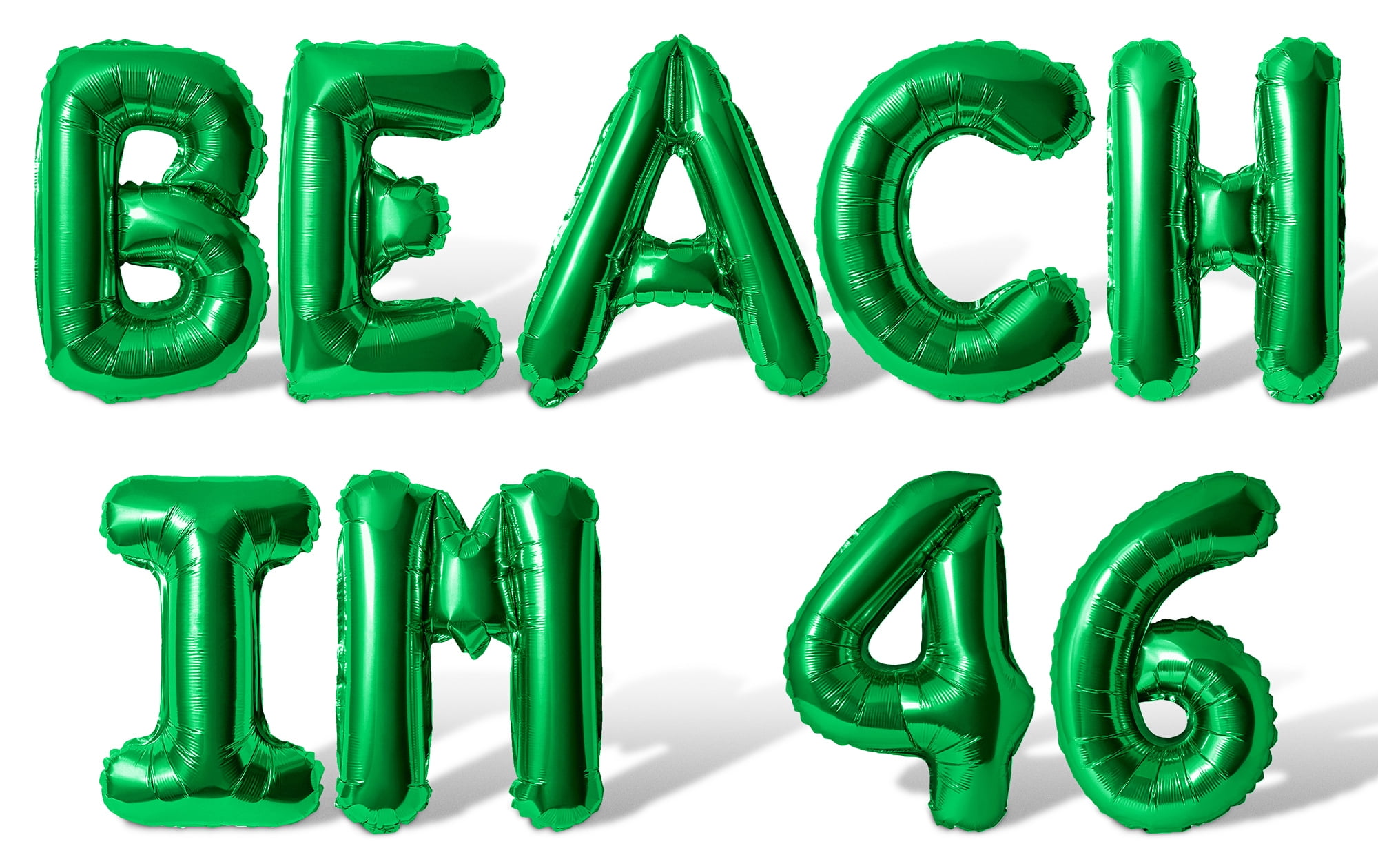 Letter Balloons - BEACH IM 46 16