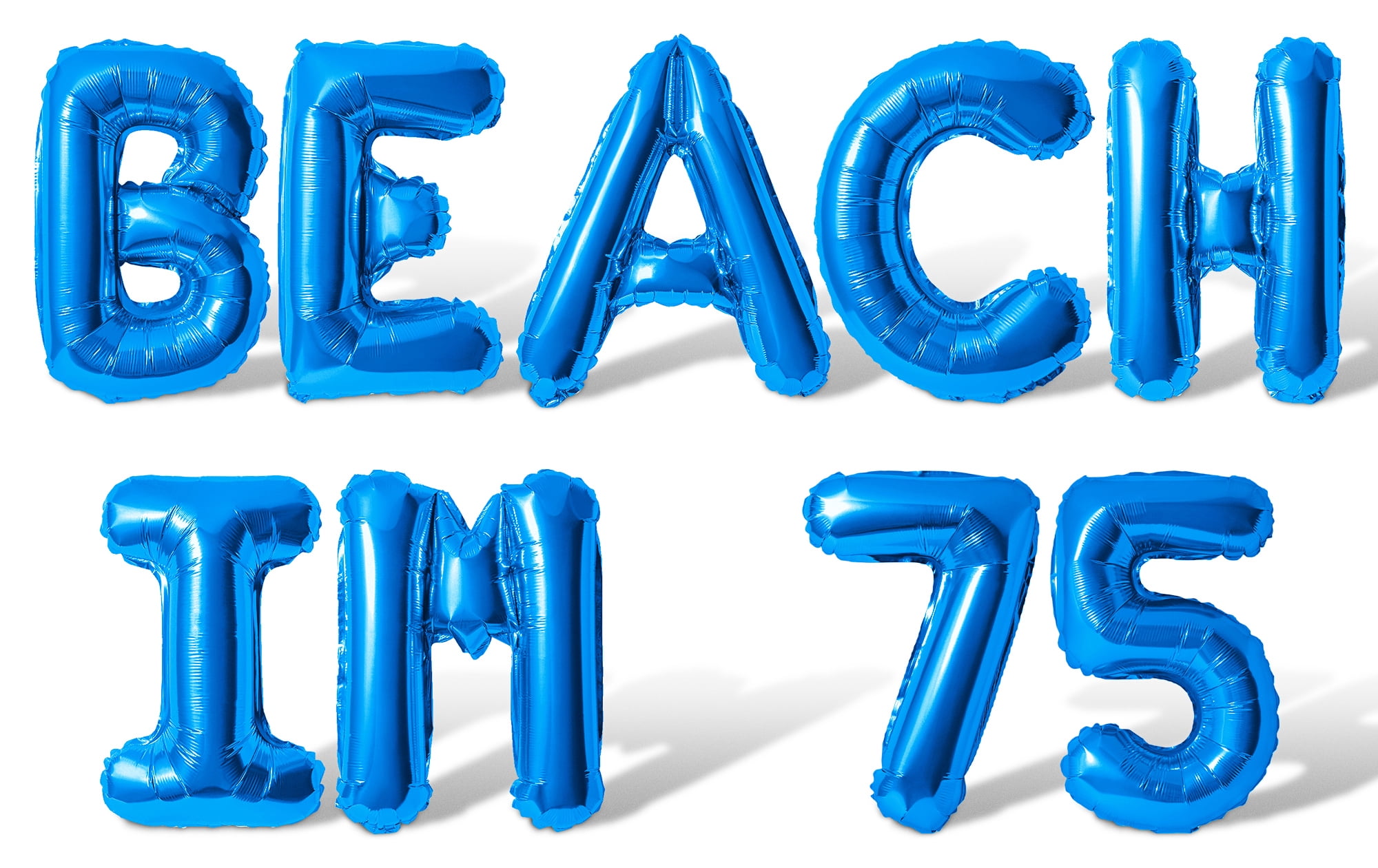 Letter Balloons - BEACH IM 75 16