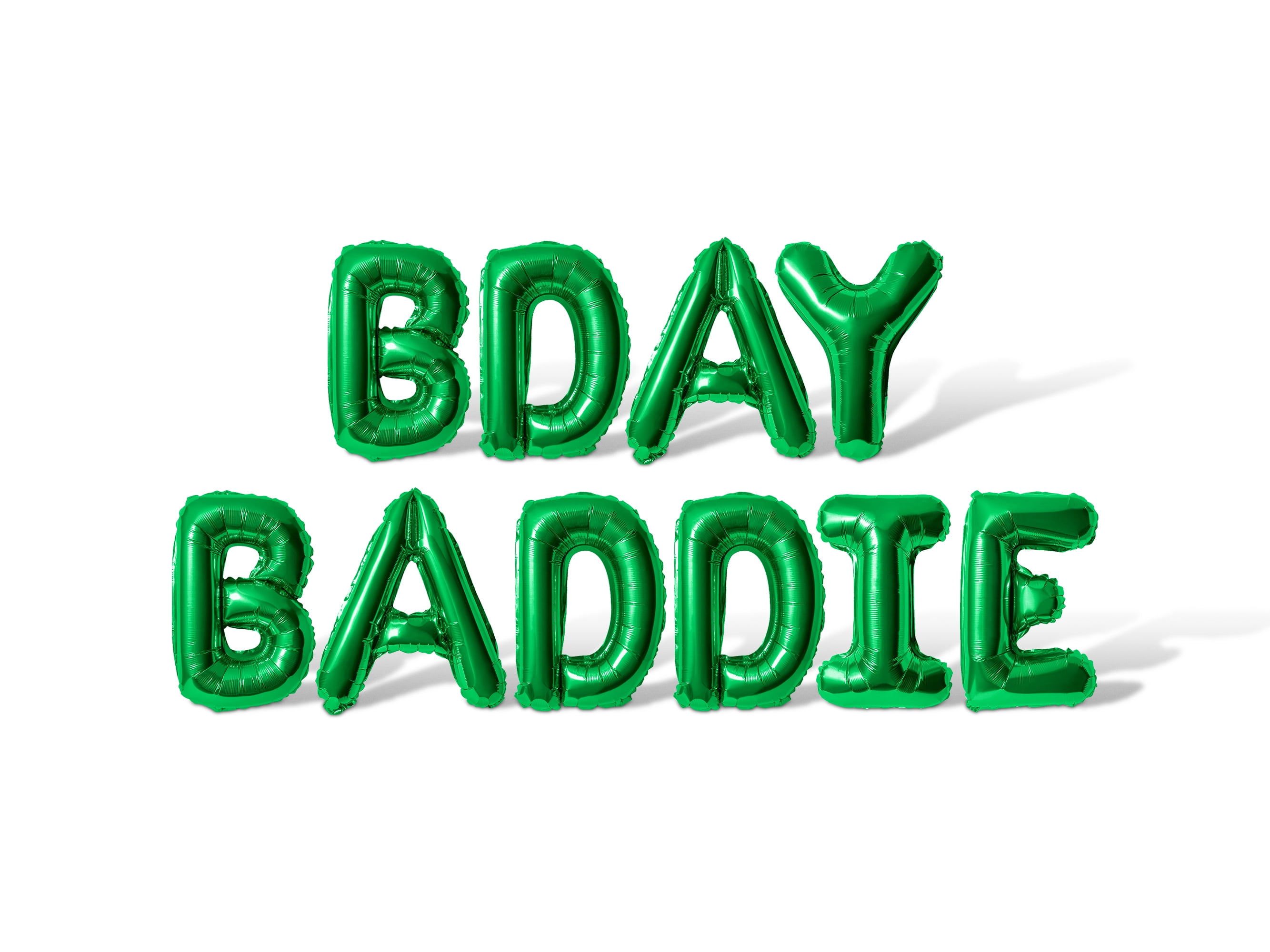 Letter Balloons - BIRTHDAY BADDIE 16