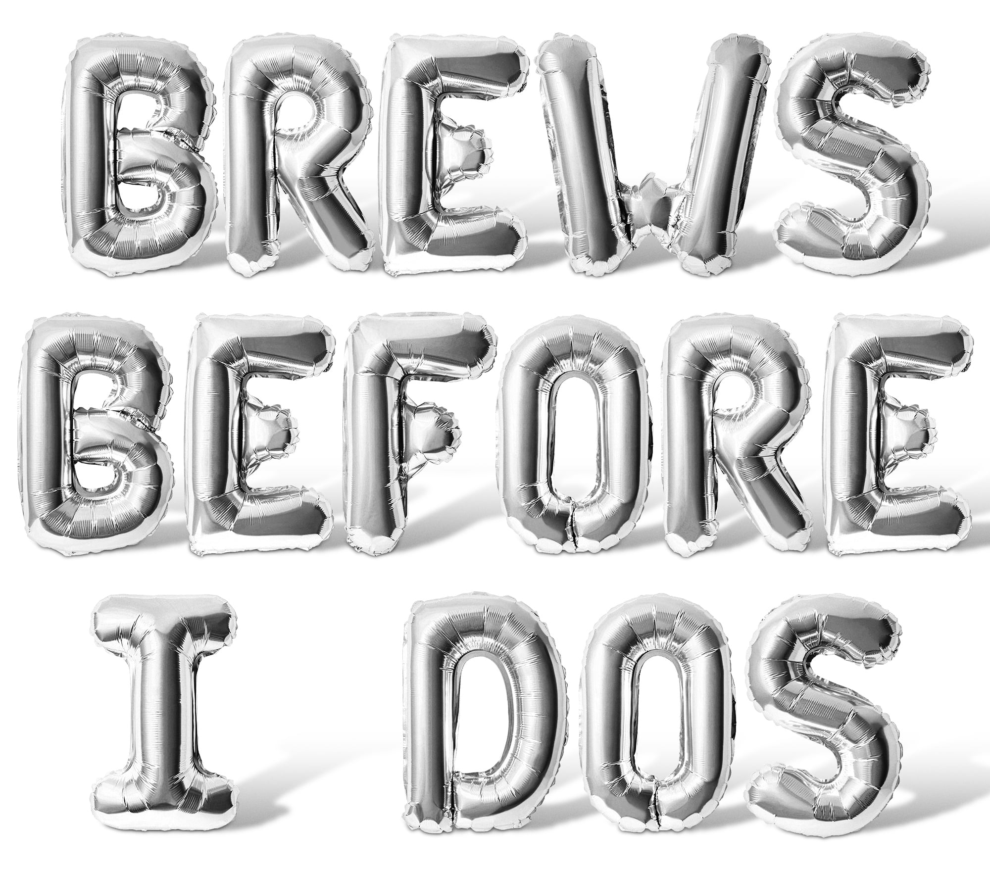 Letter Balloons - BREWS BEFORE I DOS 16