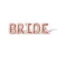 thumbnail image 1 of Letter Balloons - BRIDE 16" Inch Alphabet Letters Foil Mylar Balloon Bachelorette Party or Bridal Shower Banner (Rose Gold), 1 of 5