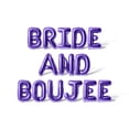 thumbnail image 1 of Letter Balloons - BRIDE AND BOUJEE 16" Inch Alphabet Letters Foil Mylar Balloon Bachelorette or Bridal Shower Party Banner (Purple), 1 of 5
