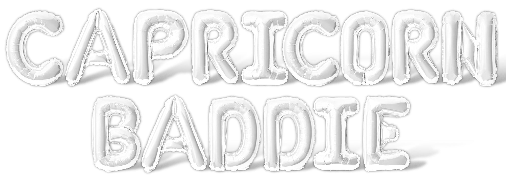 Letter Balloons - CAPRICORN BADDIE 16