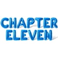 thumbnail image 1 of Letter Balloons - CHAPTER ELEVEN 16" Inch Alphabet Letters Foil Mylar Balloon 11th Birthday Party Banner (Blue), 1 of 5