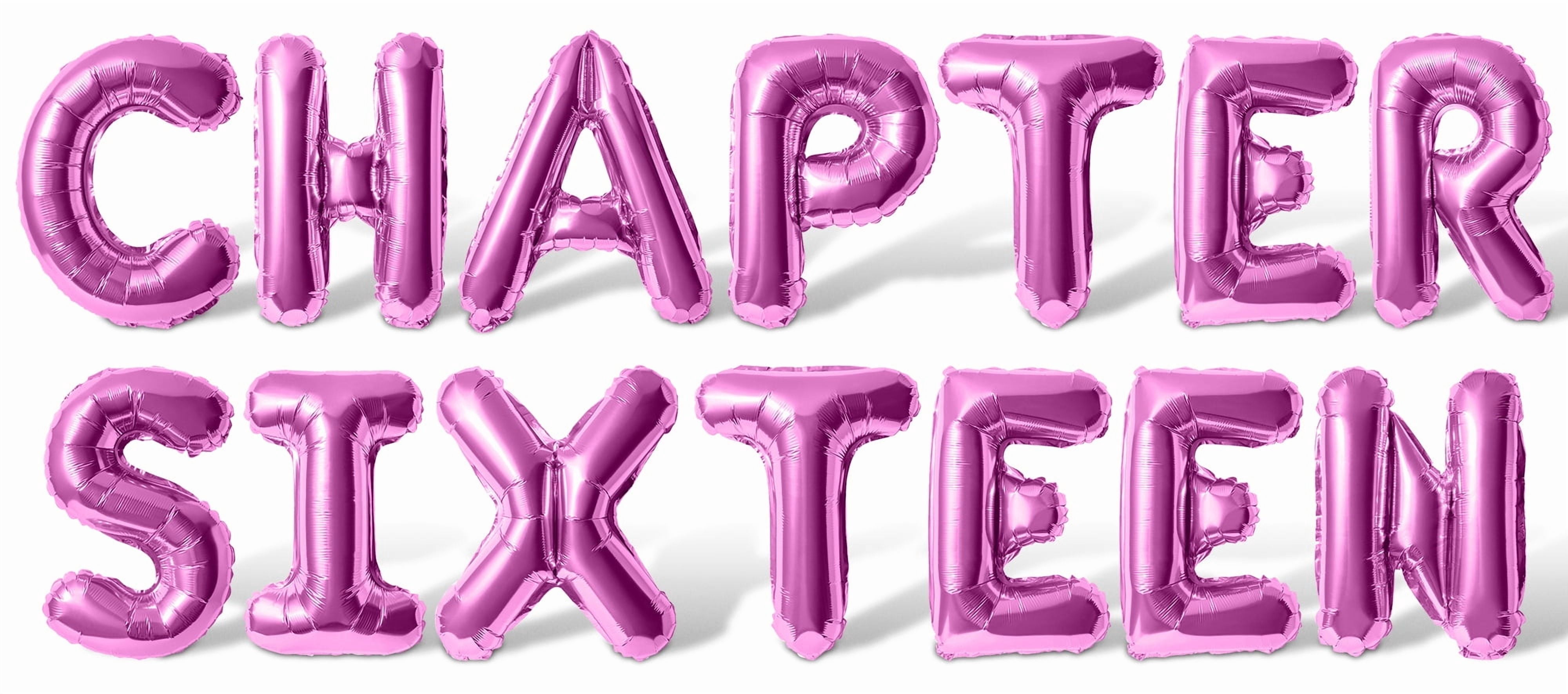Letter Balloons - CHAPTER SIXTEEN 16