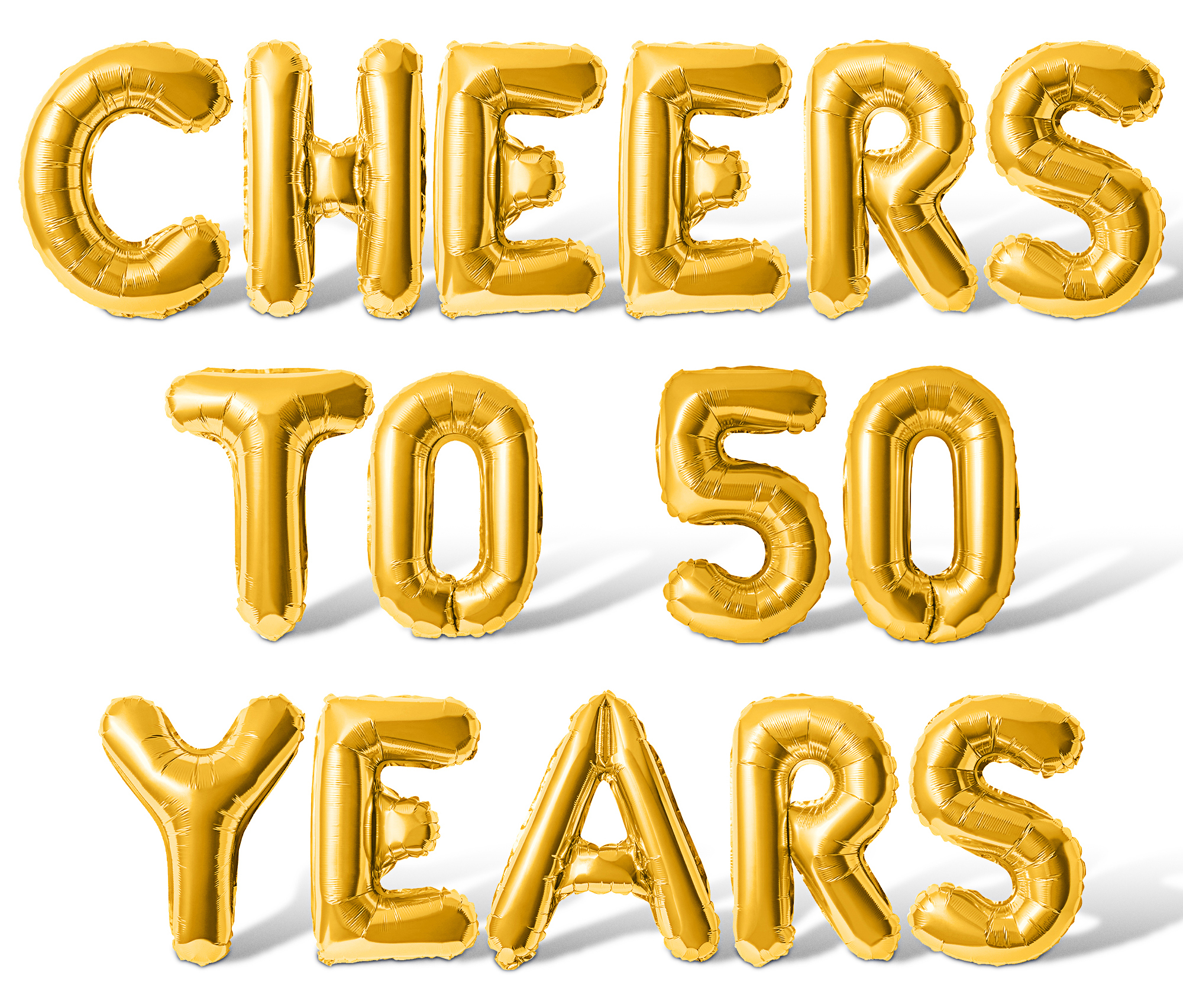 Letter Balloons - CHEERS TO 50 YEARS 16