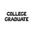 thumbnail image 1 of Letter Balloons - COLLEGE GRADUATE 16" Inch Alphabet Letters Foil Mylar Balloon Graduation Day Party Banner (Black), 1 of 5