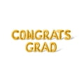thumbnail image 1 of Letter Balloons - CONGRATS GRAD 16" Inch Alphabet Letters Foil Mylar Balloon Graduation Party Banner (Gold), 1 of 5