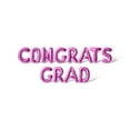 thumbnail image 1 of Letter Balloons - CONGRATS GRAD 16" Inch Alphabet Letters Foil Mylar Balloon Graduation Party Banner (Pink), 1 of 5