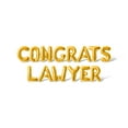 thumbnail image 1 of Letter Balloons - CONGRATS LAWYER 16" Inch Alphabet Letters Foil Mylar Balloon Graduation Day Party Banner (Gold), 1 of 5