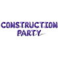 thumbnail image 1 of Letter Balloons - CONSTRUCTION PARTY 16" Inch Alphabet Letters Foil Mylar Balloon CONSTRUCTION PARTY Party Banner (Purple), 1 of 5