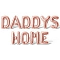 thumbnail image 1 of Letter Balloons - DADDYS HOME 16" Inch Alphabet Letters Foil Mylar Balloon Welcome Home Party Banner (Rose Gold), 1 of 5