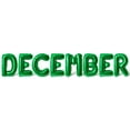 thumbnail image 1 of Letter Balloons - DECEMBER 16" Inch Alphabet Letters Foil Mylar Balloon December Birthday Party Banner (Green), 1 of 5