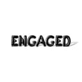 thumbnail image 1 of Letter Balloons - ENGAGED 16" Inch Alphabet Letters Foil Mylar Balloon Bachelorette Party or Bridal Shower Banner (Black), 1 of 5