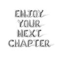 thumbnail image 1 of Letter Balloons - ENJOY YOUR NEXT CHAPTER 16" Inch Alphabet Letters Foil Mylar Balloon Retirement Party Banner (Silver), 1 of 5