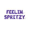 thumbnail image 1 of Letter Balloons - FEELIN SPRITZY 16" Inch Alphabet Letters Foil Mylar Balloon Bachelorette or Bridal Shower Party Banner (Purple), 1 of 5