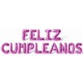 thumbnail image 1 of Letter Balloons - FELIZ CUMPLEANOS 16" Inch Alphabet Letters Foil Mylar Balloon Happy Birthday Party Banner (Pink), 1 of 5