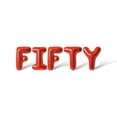 thumbnail image 1 of Letter Balloons - FIFTY 16" Inch Alphabet Letters Foil Mylar Balloon Birthday Party Banner (Red), 1 of 5