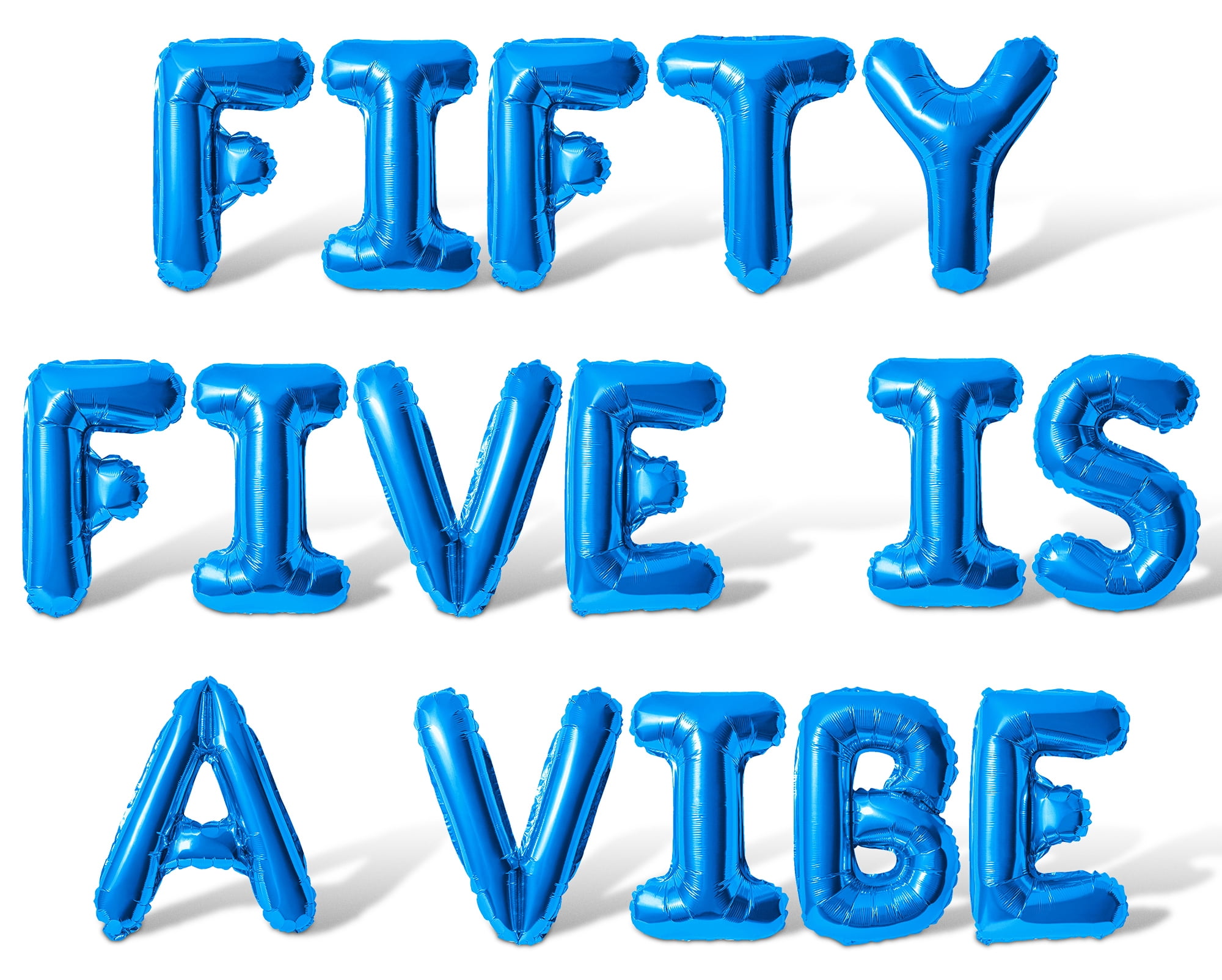 Letter Balloons - FIFTY FIVE IS A VIBE 16