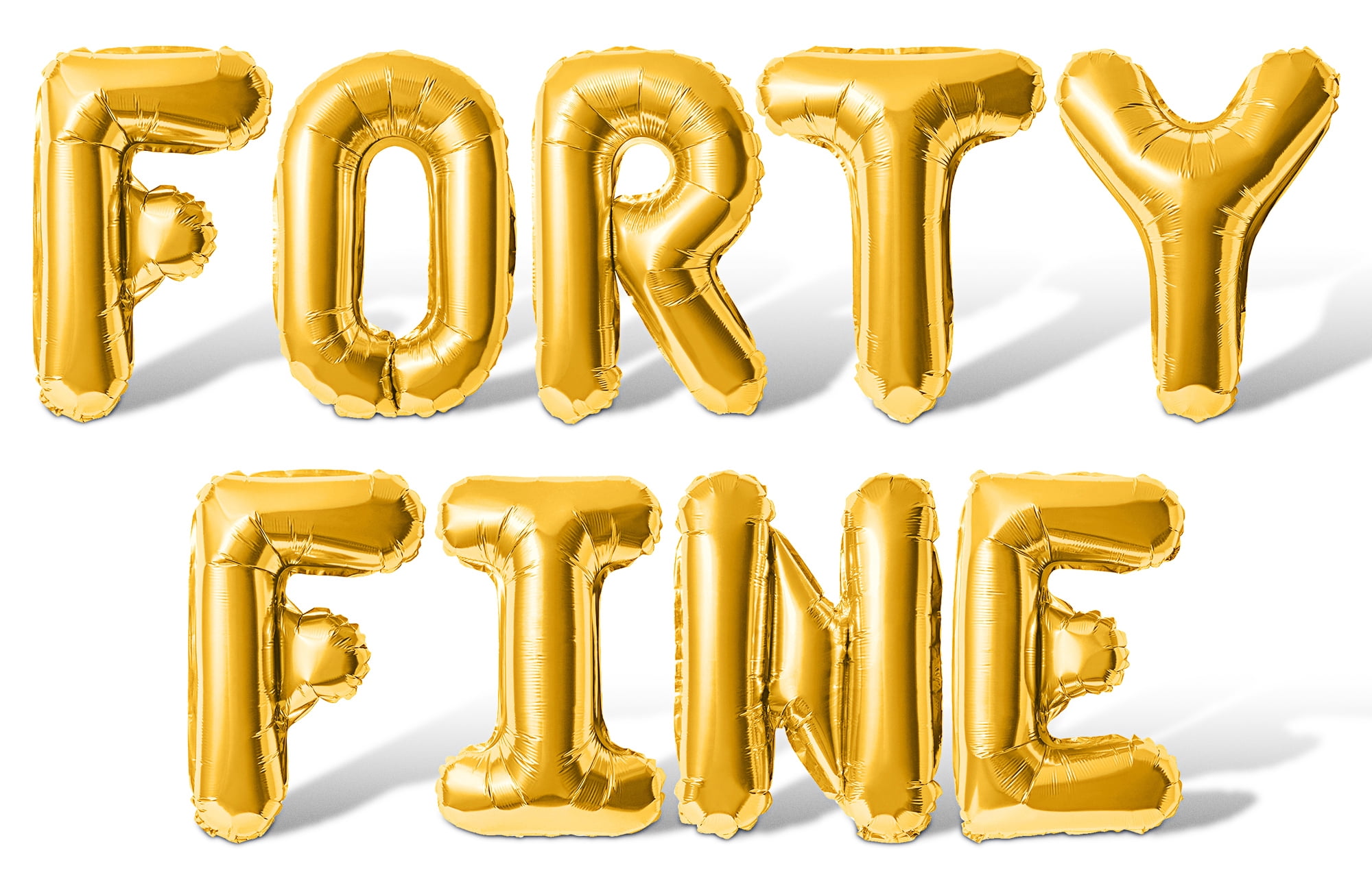 Letter Balloons - FORTY FINE 16