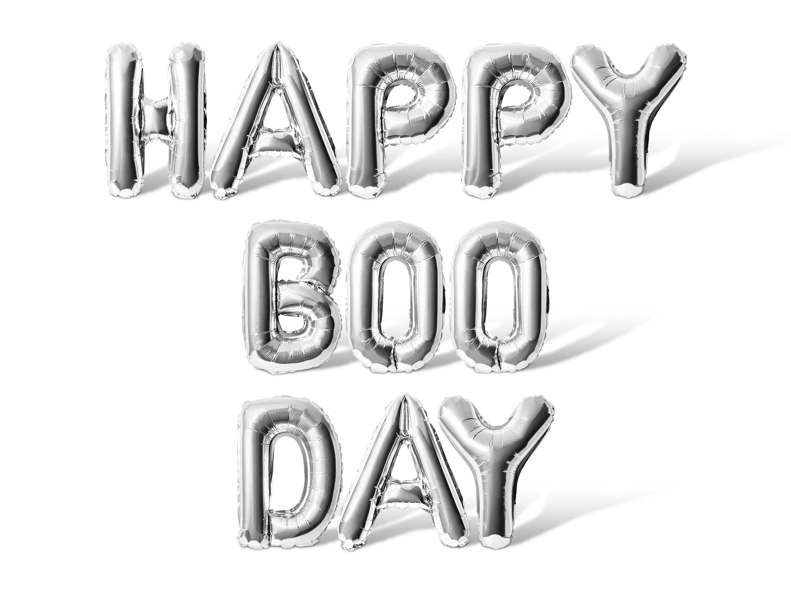 Letter Balloons - HAPPY BOO DAY 16