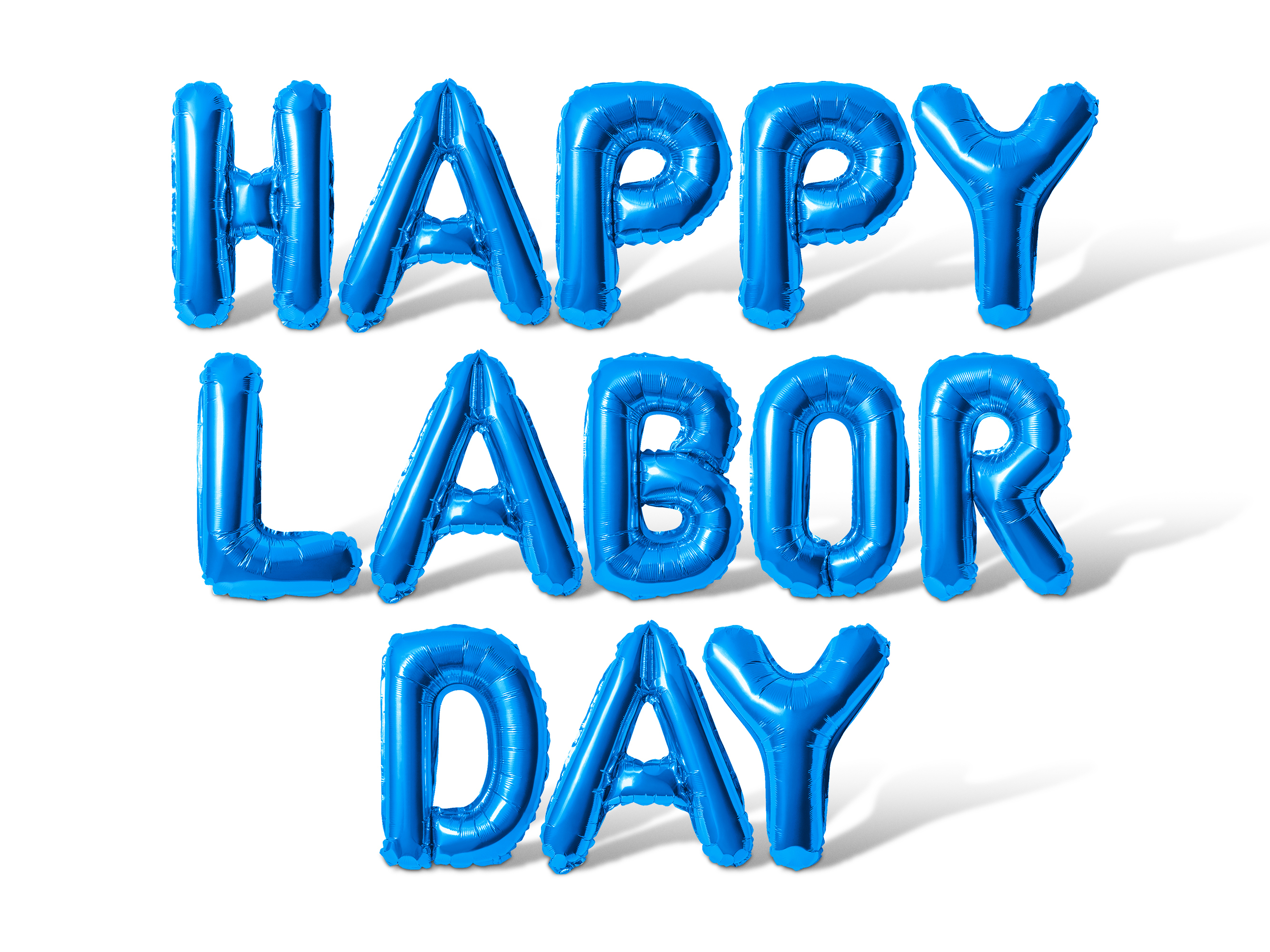 Labor Balloon Example Letter Balloons - HAPPY LABOR DAY 16