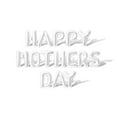thumbnail image 1 of Letter Balloons - HAPPY MOTHERS DAY 16" Inch Alphabet Letters Foil Mylar Balloon Mother's Day Party Banner (White), 1 of 5