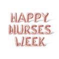 thumbnail image 1 of Letter Balloons - HAPPY NURSES DAY 16" Inch Alphabet Letters Foil Mylar Balloon Nurse Appreciation Party Banner (Rose Gold), 1 of 5
