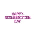 thumbnail image 1 of Letter Balloons - HAPPY RESURRECTION DAY 16" Inch Alphabet Letters Foil Mylar Balloon Easter Party Banner (Pink), 1 of 5