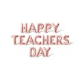 thumbnail image 1 of Letter Balloons - HAPPY TEACHERS DAY 16" Inch Alphabet Letters Foil Mylar Balloon Teacher Appreciation Party Banner (Rose Gold), 1 of 5