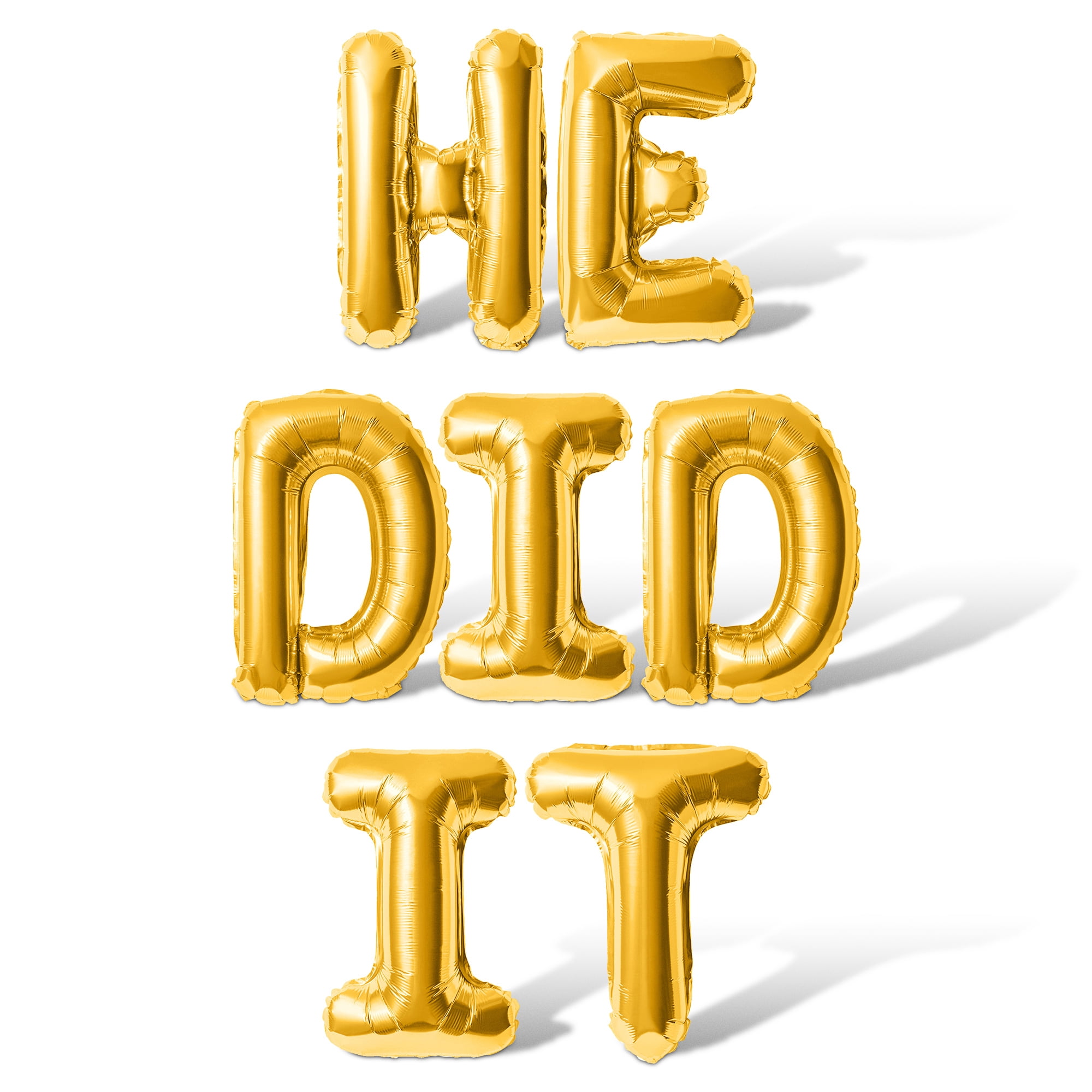 Letter Balloons - HE DID IT 16