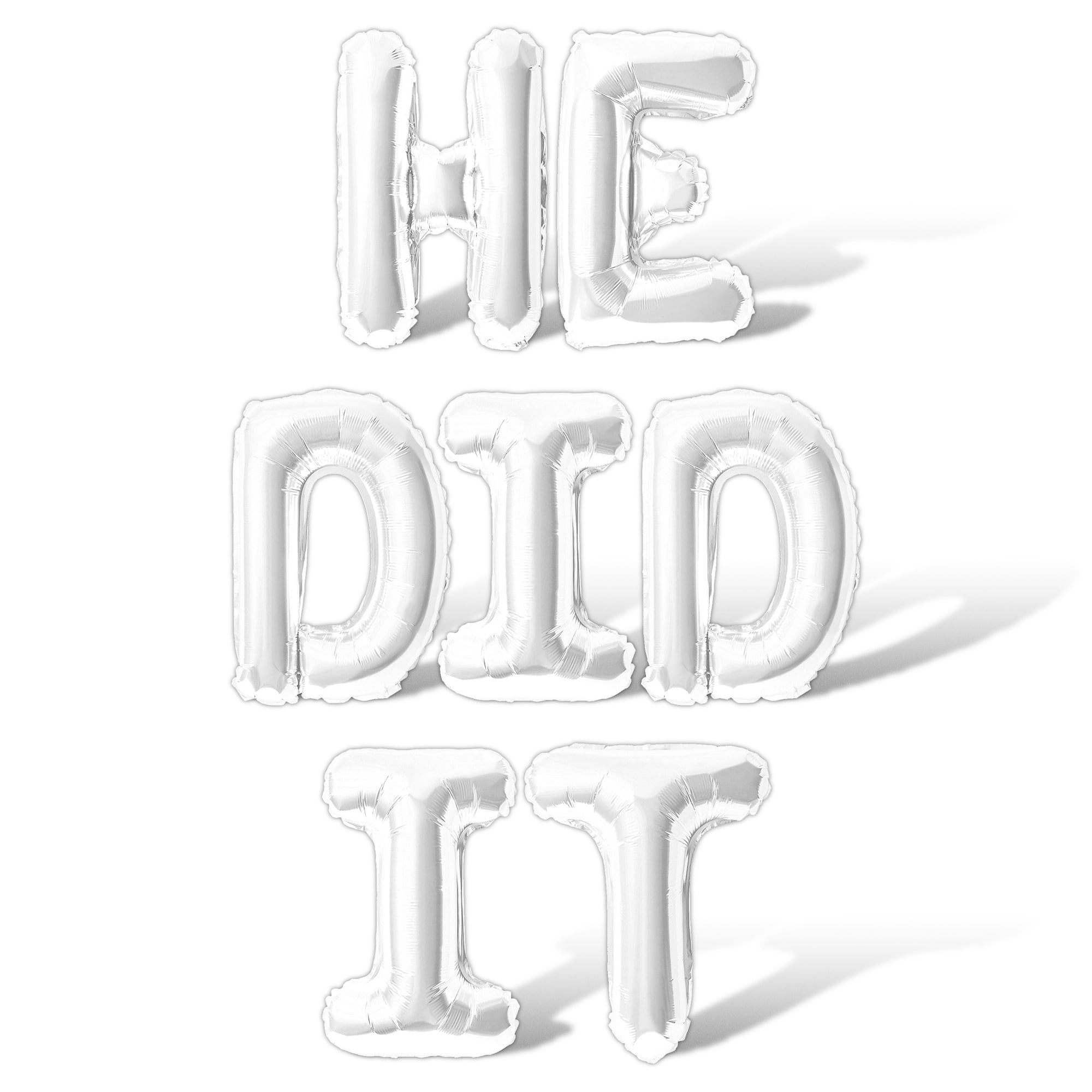 Letter Balloons - HE DID IT 16