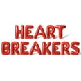 thumbnail image 1 of Letter Balloons - HEART BREAKERS 16" Inch Alphabet Letters Foil Mylar Balloon Galentines Day Party Banner (Red), 1 of 5