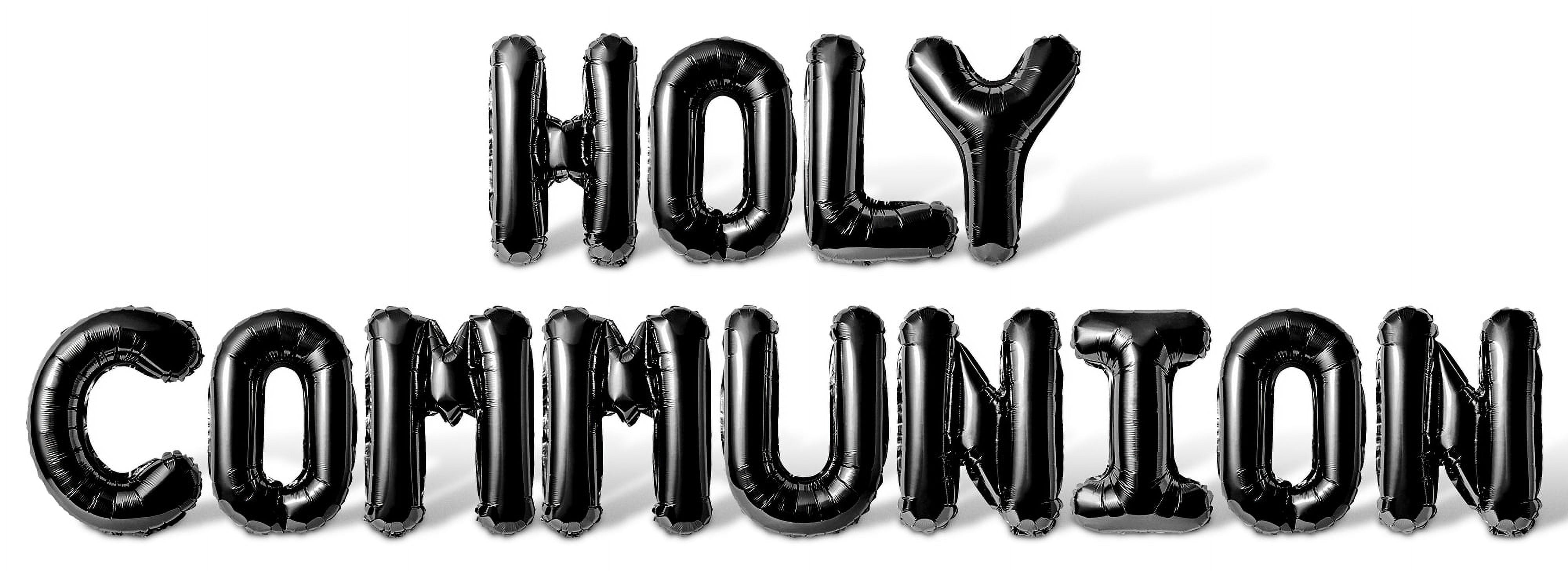 Letter Balloons - HOLY COMMUNION 16