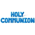 thumbnail image 1 of Letter Balloons - HOLY COMMUNION 16" Inch Alphabet Letters Foil Mylar Balloon Holy Communion Party Banner (Blue), 1 of 5