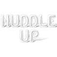 thumbnail image 1 of Letter Balloons - HUDDLE UP 16" Inch Alphabet Letters Foil Mylar Balloon Game Day Party Banner (White), 1 of 5