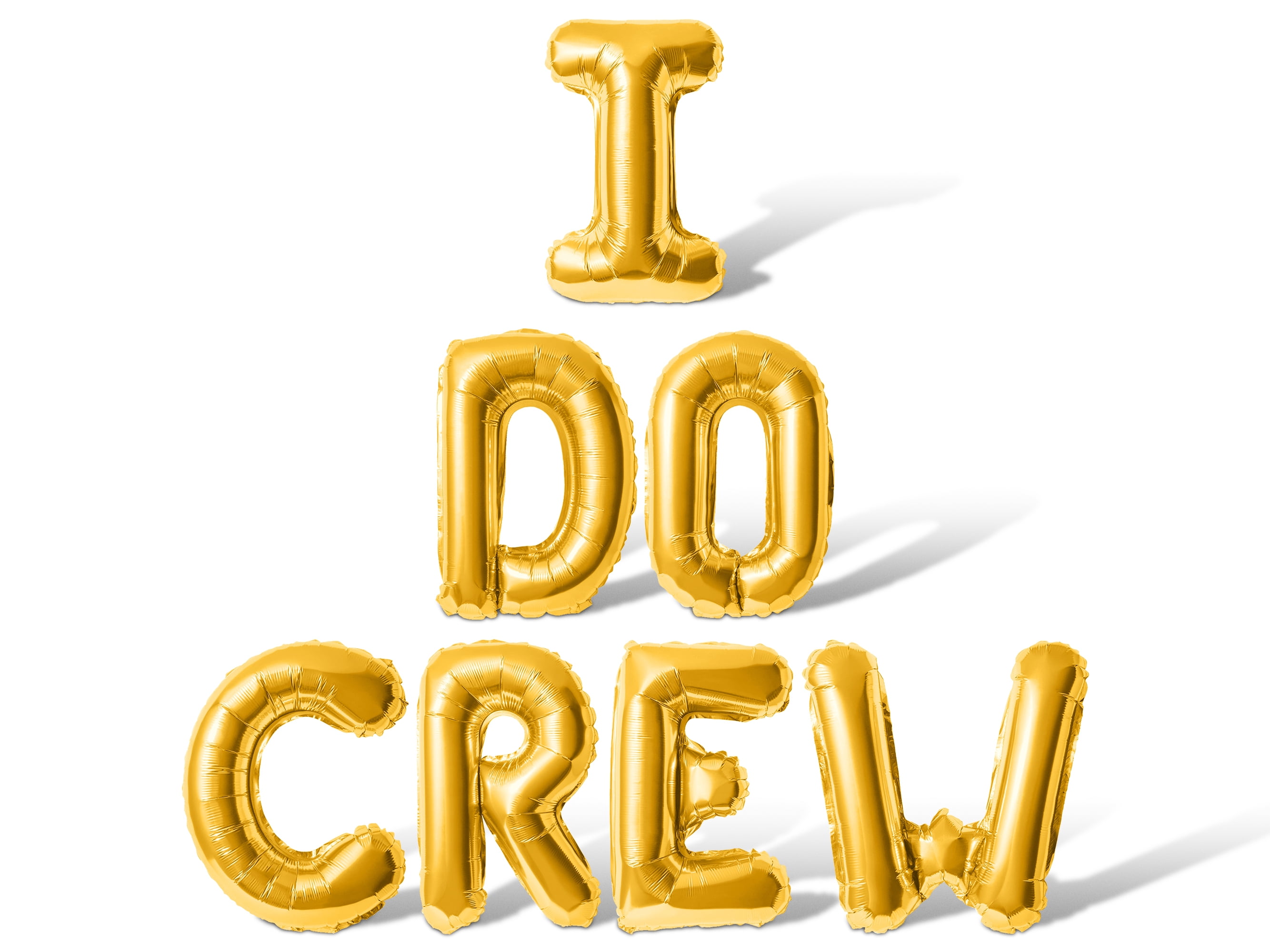 Letter Balloons - I DO CREW 16
