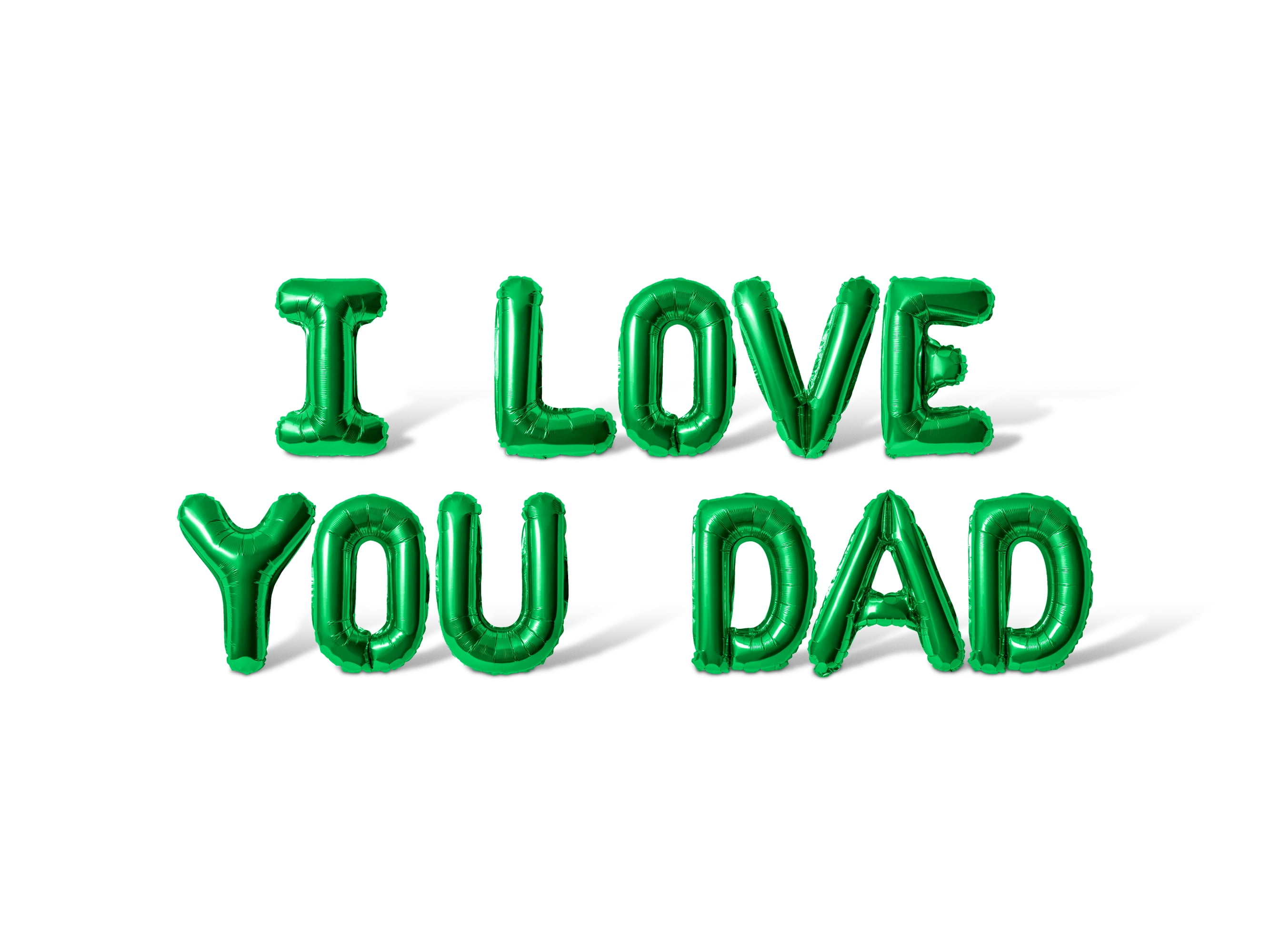 Letter Balloons - I LOVE YOU DAD 16\, image size:2667x2000