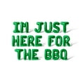 thumbnail image 1 of Letter Balloons - IM JUST HERE FOR THE BBQ 16" Inch Alphabet Letters Foil Mylar Balloon 4th of July Party Banner (Green), 1 of 5