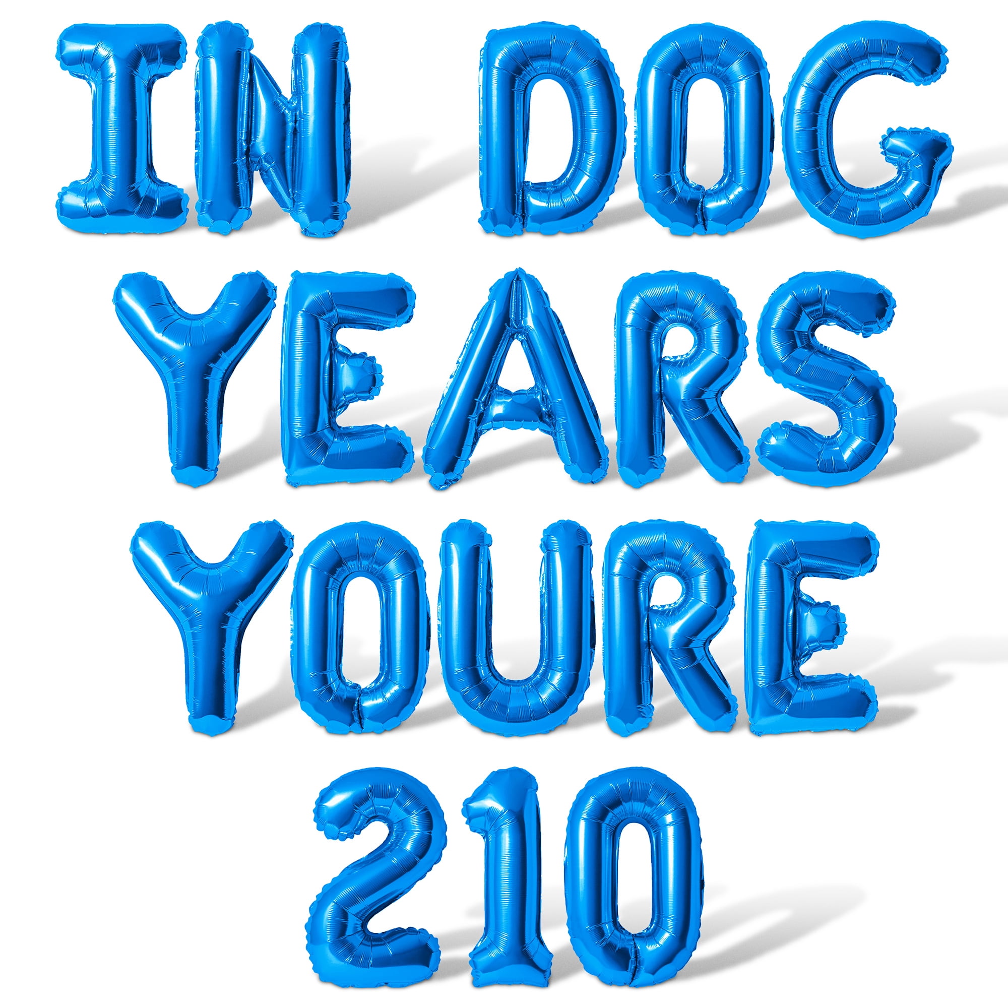 210 Lettering Letter Balloons - IN DOG YEARS YOURE 210 16