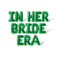 thumbnail image 1 of Letter Balloons - IN HER BRIDE ERA 16" Inch Alphabet Letters Foil Mylar Balloon Bachelorette or Bridal Shower Party Banner (Green), 1 of 5