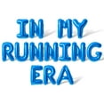 thumbnail image 1 of Letter Balloons - IN MY RUNNING ERA 16" Inch Alphabet Letters Foil Mylar Balloon Running Themed Birthday Party Banner (Blue), 1 of 5